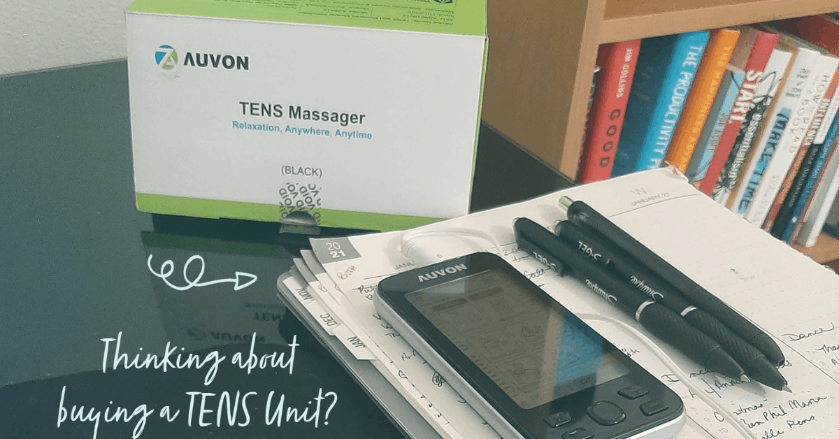 AUVON TENS Unit Review - Massage & Bloggywork